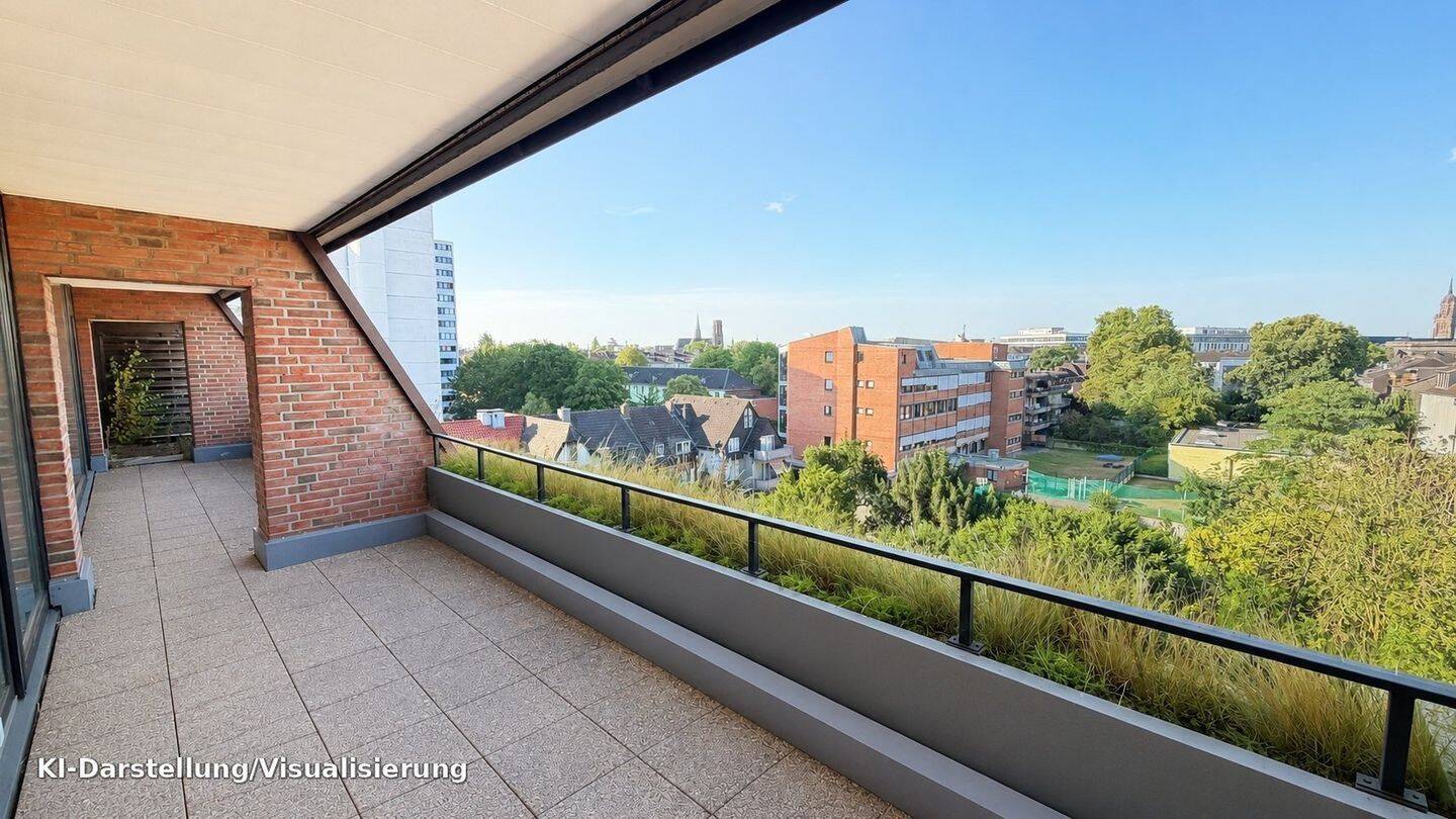 Großzügige 4-Zimmer-Wohnung mit zwei Balkonen und Gestaltungspotenzial, 47799 Krefeld (Bockum Cracau Stadtmitte)