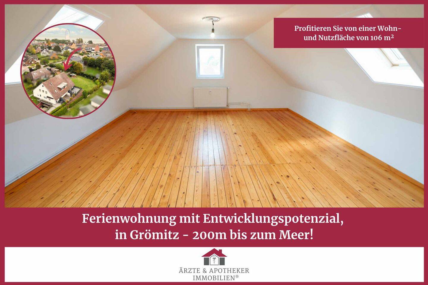 Ferienwohnung mit Entwicklungspotenzial, 200m bis zum Meer!, 23743 Grömitz
