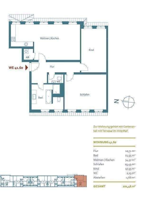 DENKMAL  DG mit AfA + Garten  zum Bestpreis / Tageslichtbad / Gäste WC / provisionsfrei, 99086 Erfurt