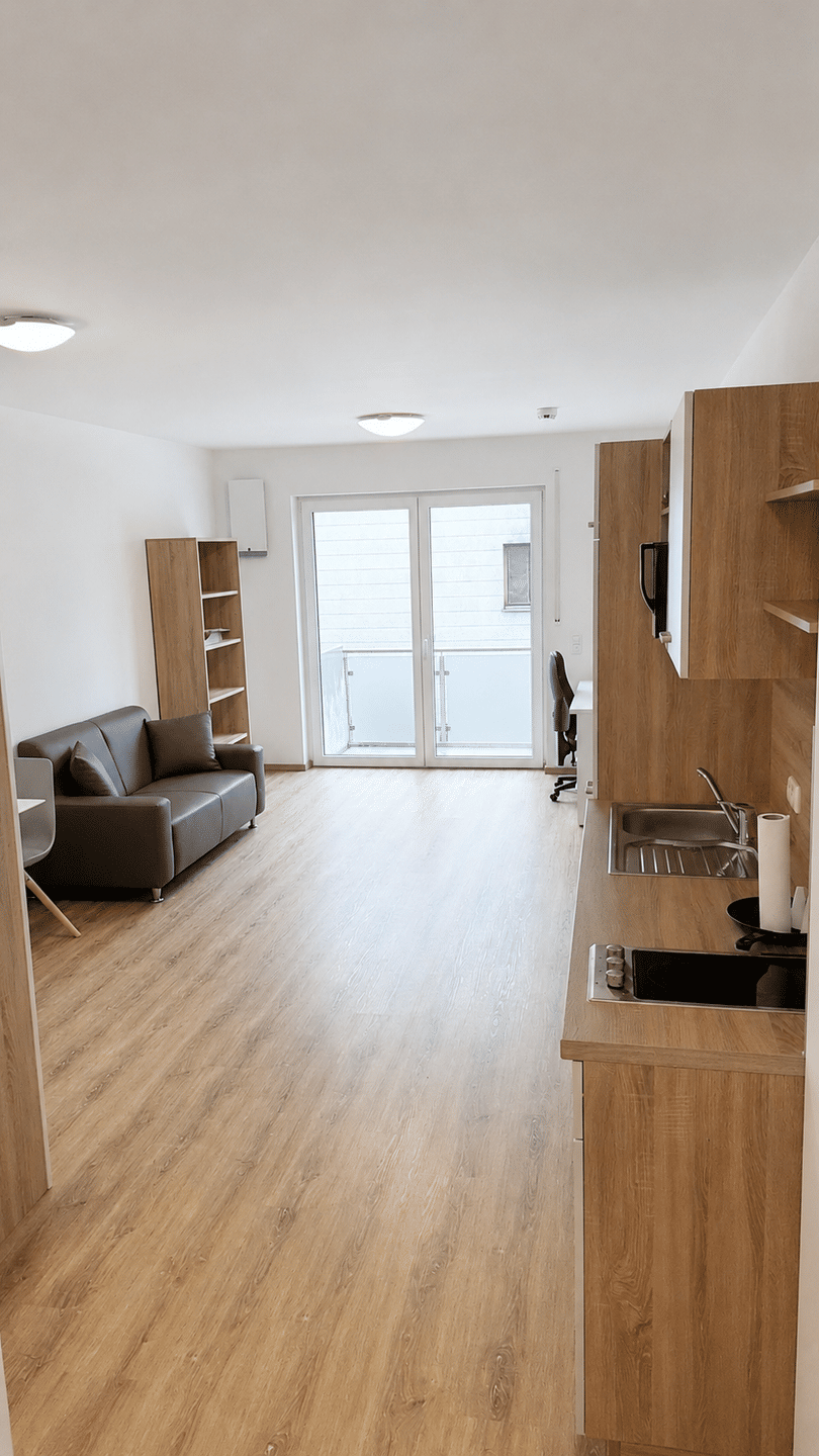 Einziehen & wohlfühlen: Voll möbliertes 1,5-Zimmer-Apartment – Strom und Internet inklusive!, 85049 Ingolstadt