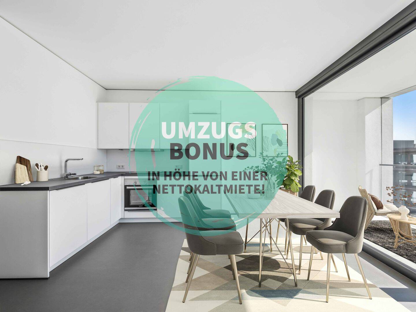 Live Elevated – Charmantes 3-Zimmer-Apartment mit Loggia im exklusiven Colonnades, 10557 Berlin (Mitte Hansaviertel Moabit Tiergarten)