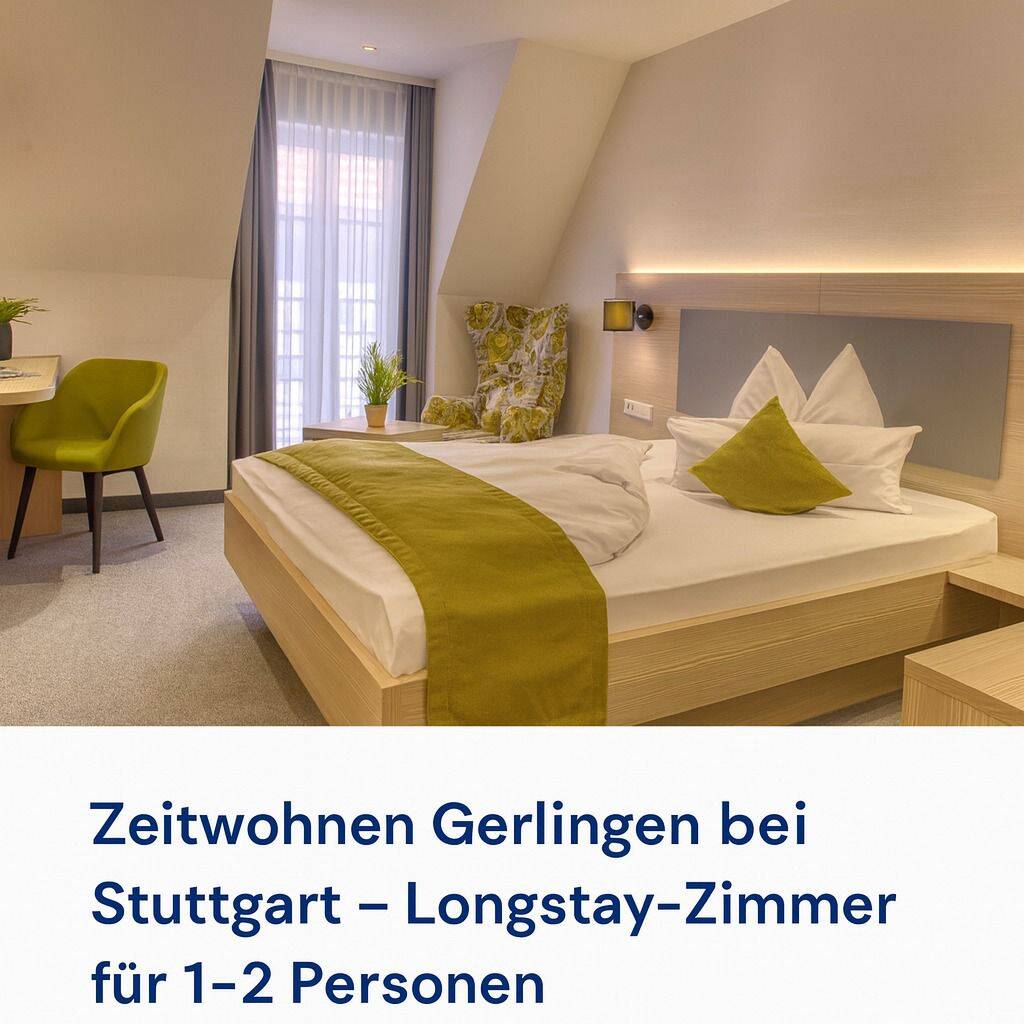 Zeitwohnen in Gerlingen bei Stuttgart – Zimmer mit Bad nahe Bosch, Trumpf & Thales, 70839 Gerlingen
