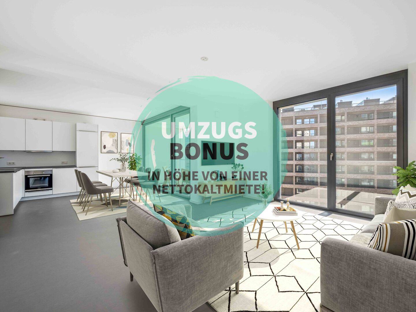 Modern Living at The Colonnades – Exklusives 3-Zimmer-Apartment mit zwei Loggien und Einbauküche, 10557 Berlin (Mitte Hansaviertel Moabit Tiergarten)
