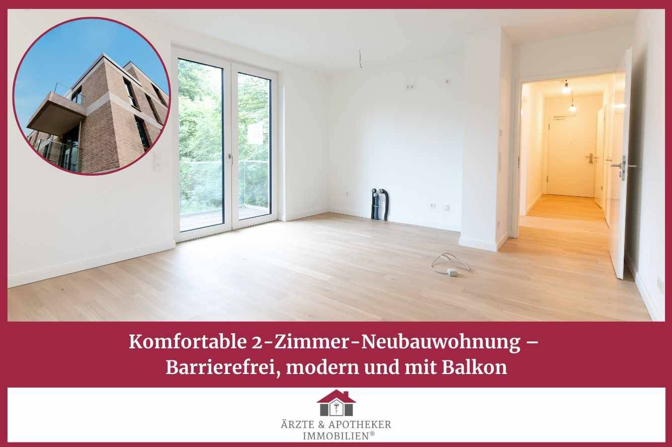Komfortable 2-Zimmer-Neubauwohnung – Barrierefrei, modern und mit Balkon, 22529 Hamburg (Hamburg-Nord)