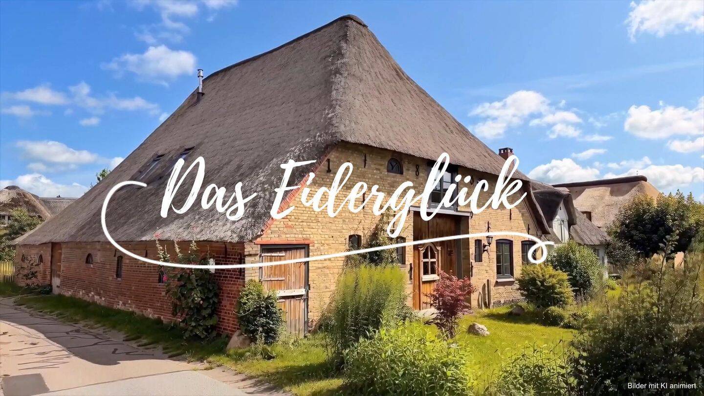 Eiderglück – bezauberndes Reetdachhaus nahe der Eider, 25879 Stapel (Süderstapel)