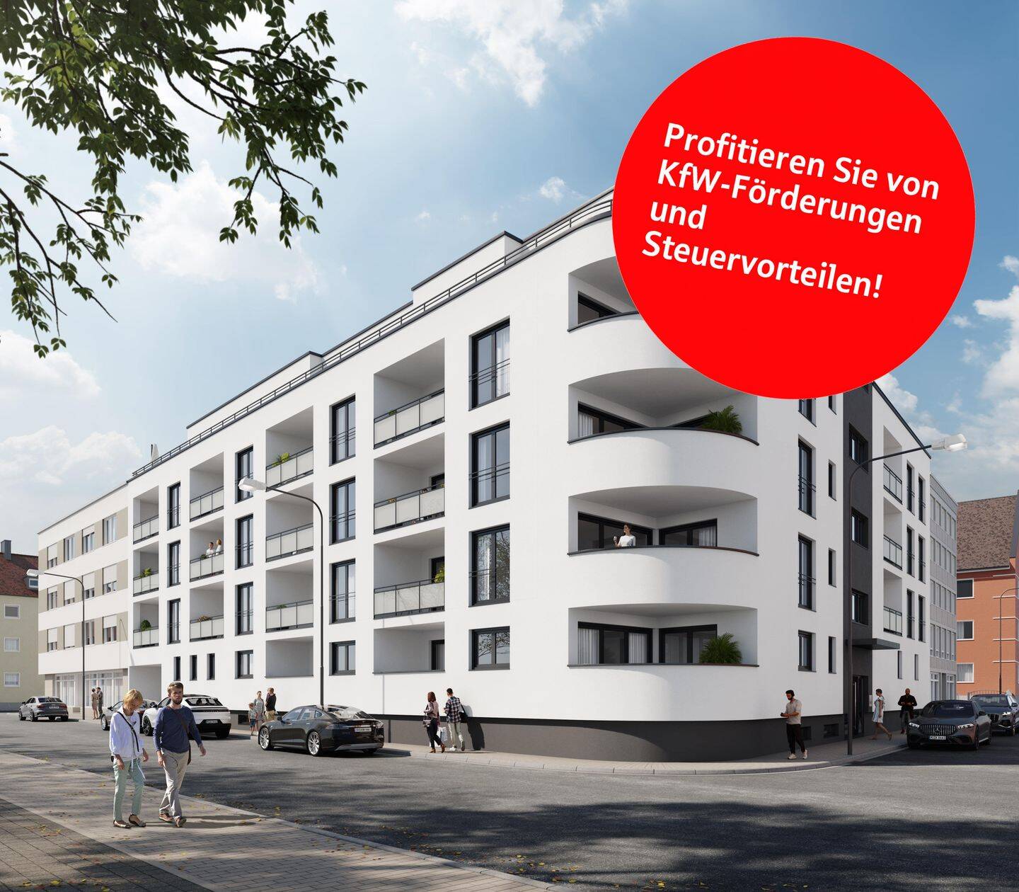 Neubau: Moderne 3-Zimmer Wohnung mit stilvollem Flair, 92637 Weiden i.d. OPf. (Weiden)
