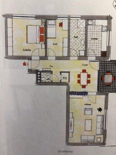 Eigentumswohnung 3,5 Zimmer – 1.OG inkl. Garage, 97475 Zeil a. Main (Zeil)