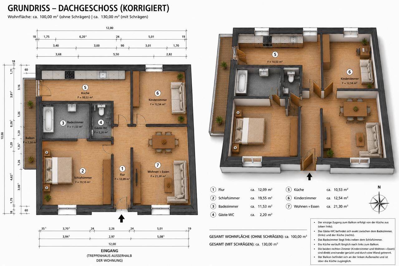 Moderne 3 Zimmer Wohnung, in ruhiger & zentralen Lage + Stellplatz, 68307 Mannheim (Blumenau Kirschgartshausen Sandhofen Schönau)