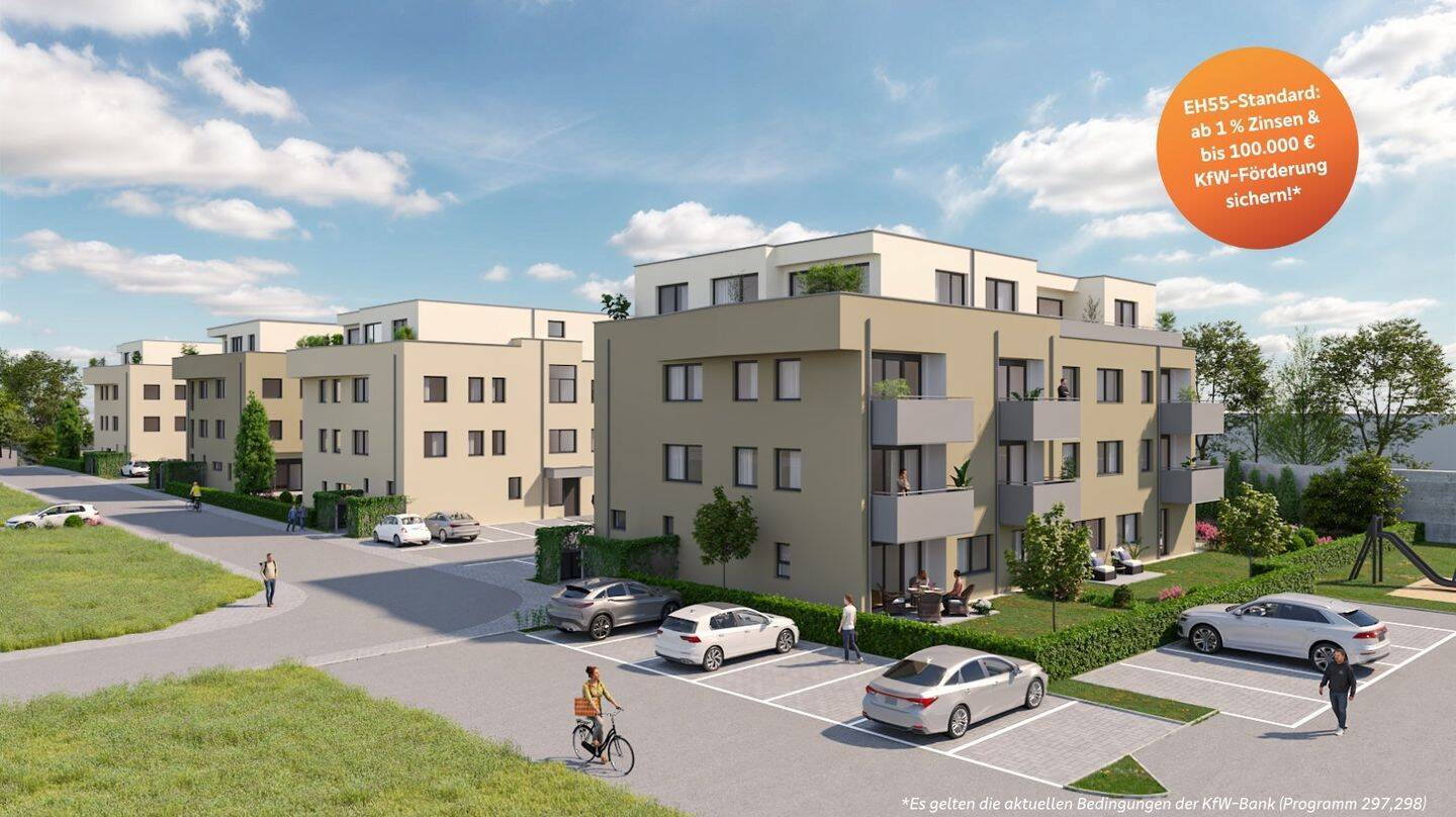 Moderne Neubauwohnung im 1. Obergeschoss, 35463 Fernwald