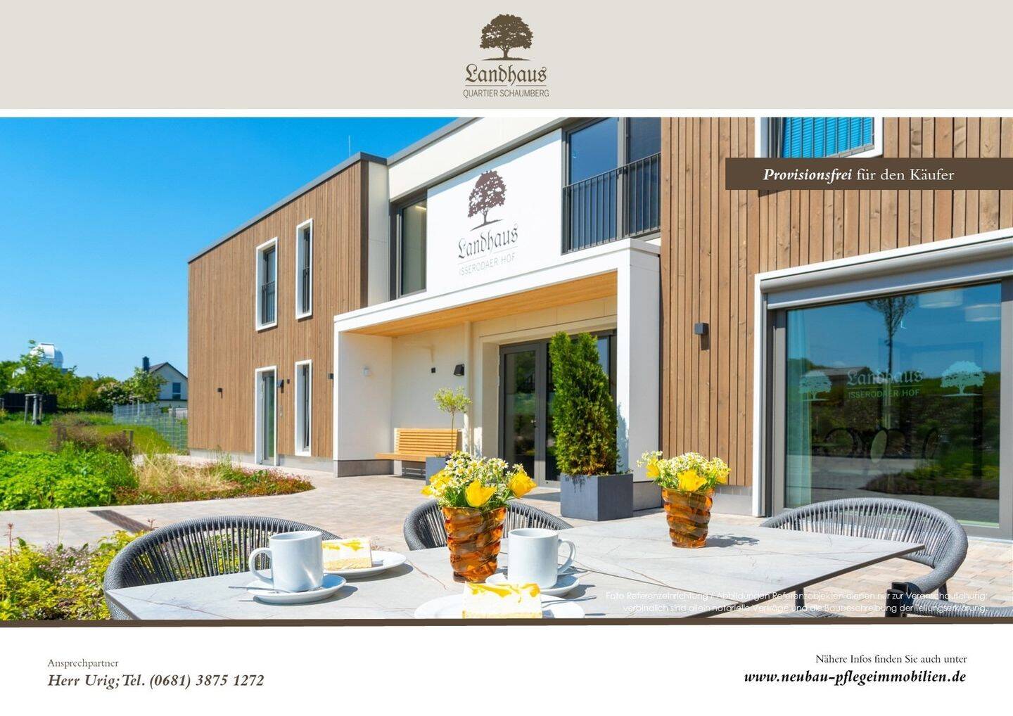 * LANDHAUS QUARTIER SCHAUMBERG * Sichere und soziale Investition mit Pflegevorsorge *, 66636 Tholey