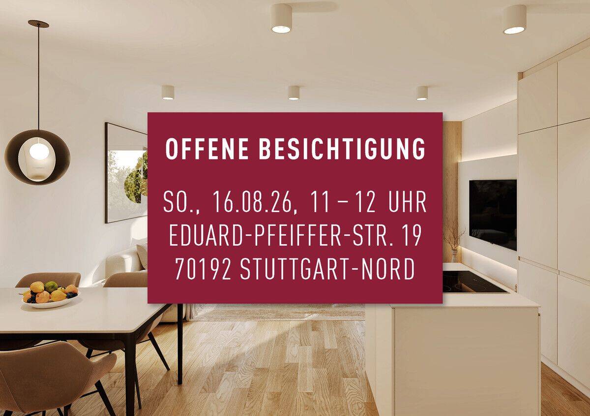 OFFENE BESICHTIGUNG I So., 16.08. I 11-12 UHR – Stimmiges Raumkonzept mit Südterrasse und Garten
