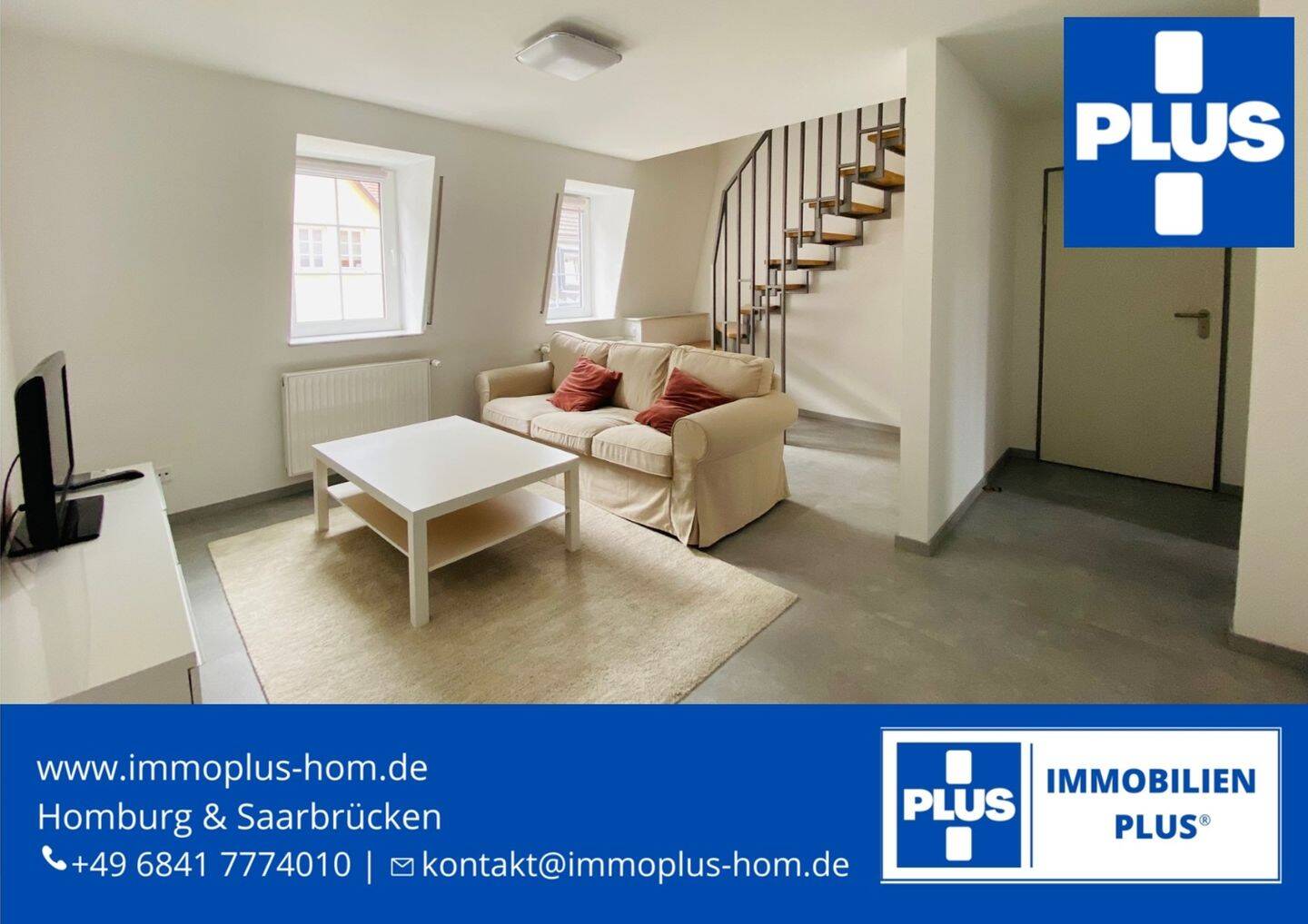 HOMBURG; MODERNE MAISONETTEWOHNUNG IN DER HOMBURGER ALTSTADT, 66424 Homburg