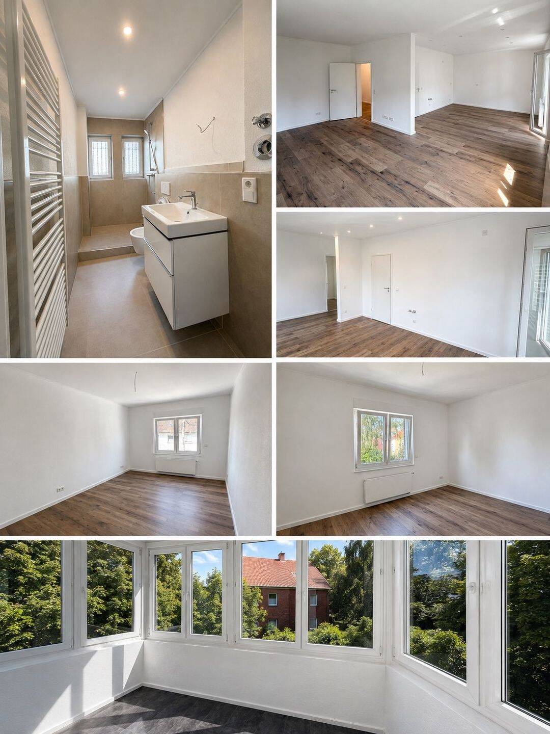 Erstbezug nach Kernsanierung-moderne 3,5 Zimmer-Wohnung mit beheizbarem Wintergarten im Hammer Osten, 59071 Hamm
