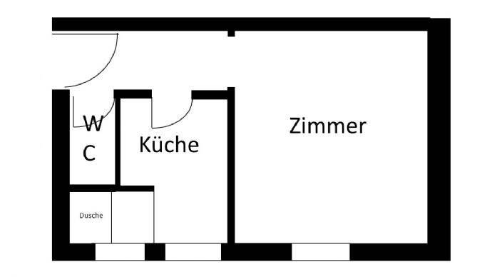 1-Zimmer-Wohnung mit Einbauküche, EG – ideal für Studenten, 70794 Filderstadt