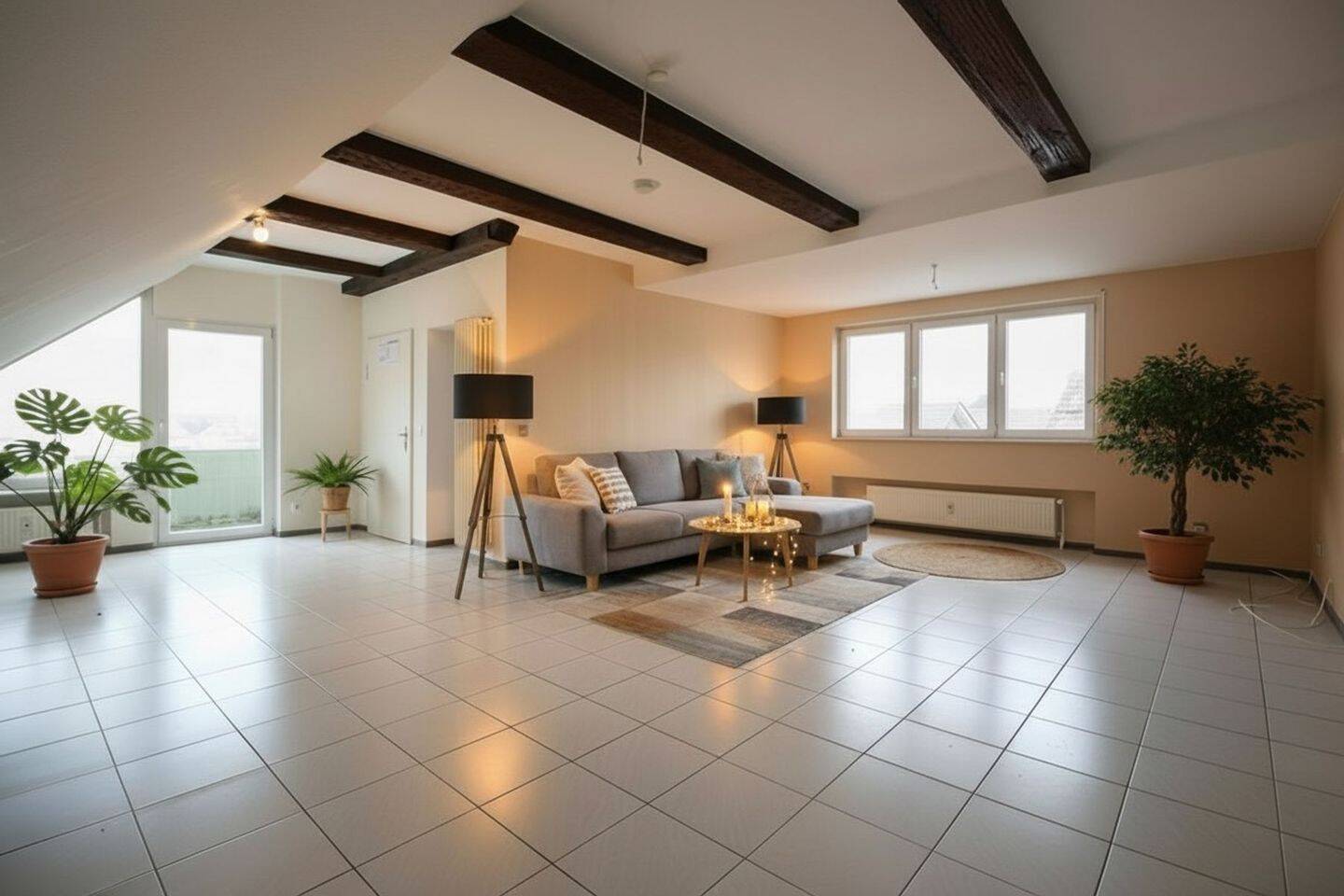 Renovierungsbedürftige, helle 3 Zimmer Wohnung mit Balkon in Astheim, 65468 Trebur
