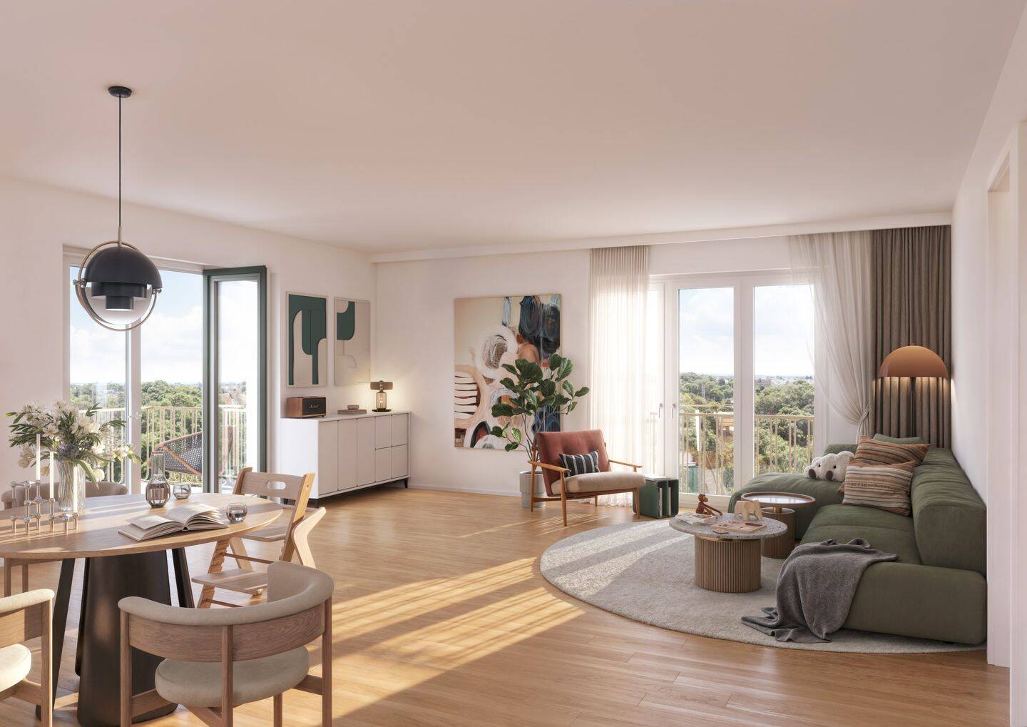 3-Zimmer-Neubauwohnung mit Balkon in München-Feldmoching – ideal für Familien & Paare, 80995 München (Allach-Untermenzing Feldmoching-Hasenbergl Moosach)
