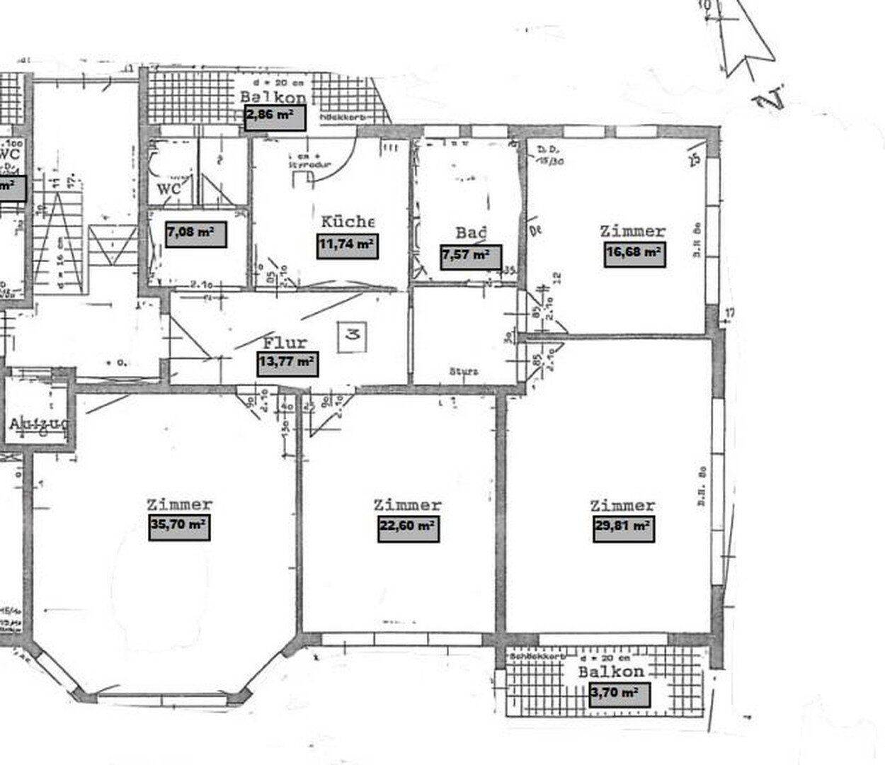4-Zimmerwohnung in Freiburg Ost (Waldsee), 79117 Freiburg im Breisgau
