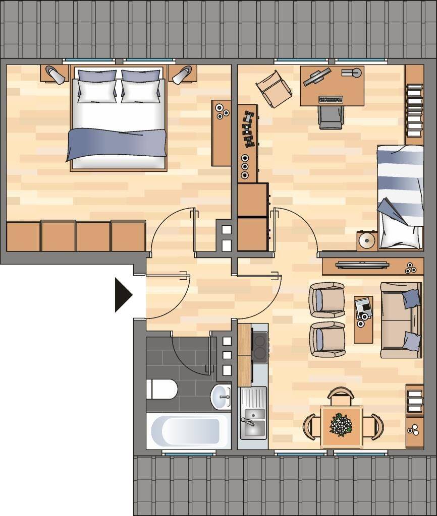 Demnächst frei! 2-Zimmer-Wohnung in Weißenthurm