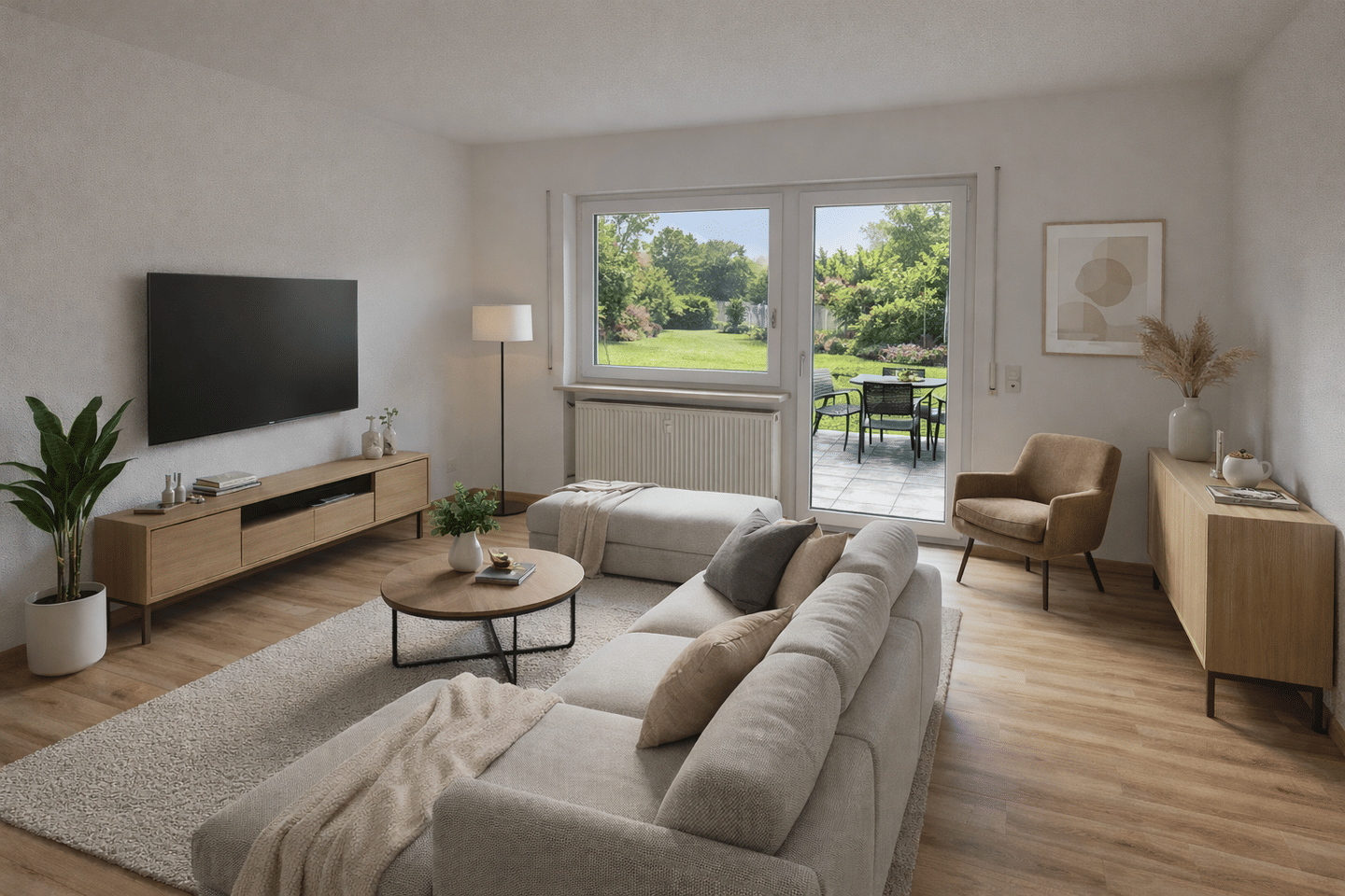 3-Zimmer Terrassenwohnung mit großem Garten in ruhiger Lage, 90768 Fürth