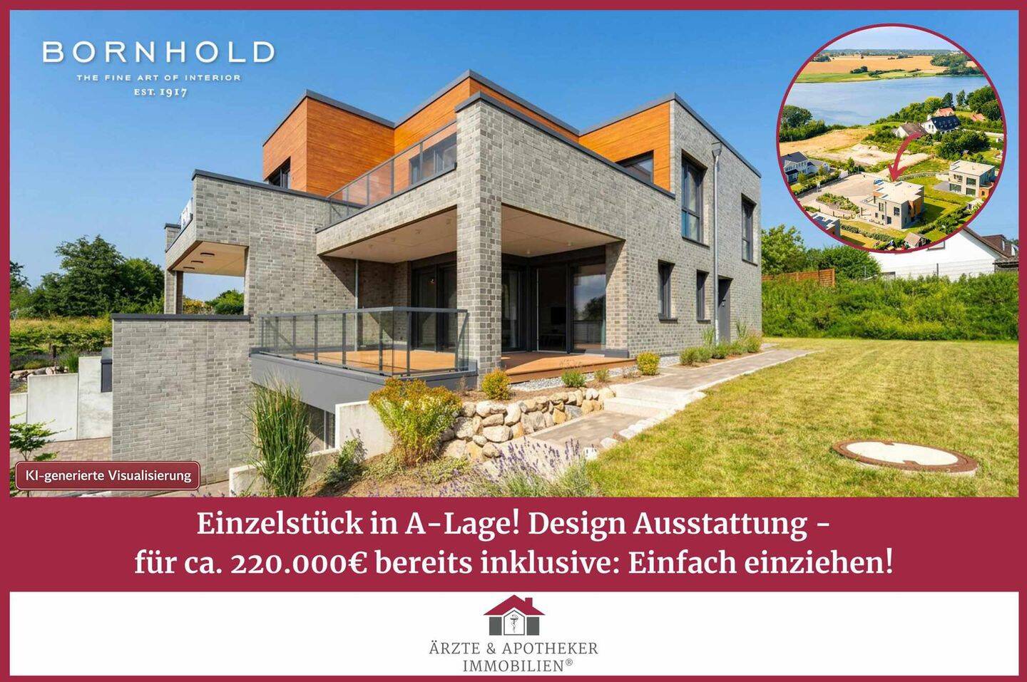Einzelstück in A-Lage! Design-Ausstattung für 220.000 Euro bereits inklusive: Einfach einziehen!, 24376 Kappeln