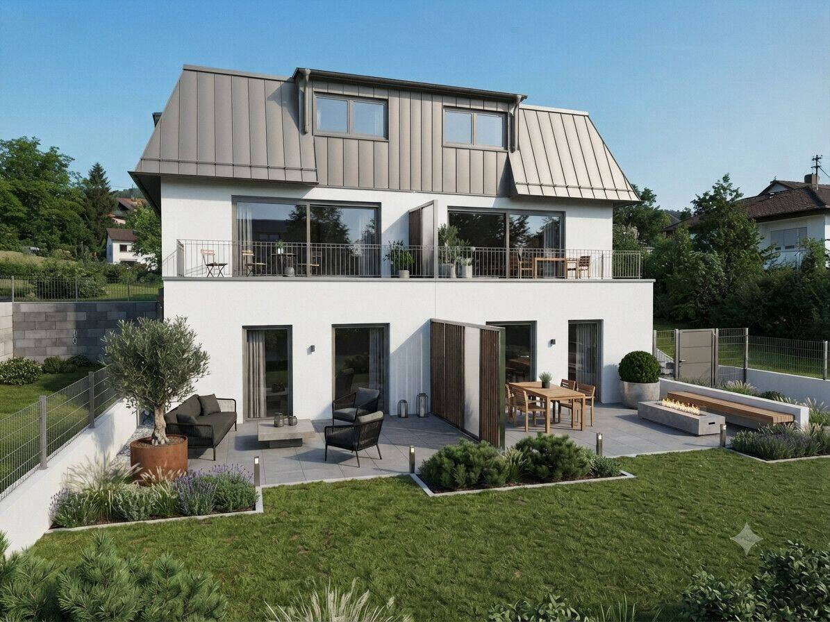 KFW 40 Neubau Villenhälfte (Süd-Ost) mit traumhaftem Bergpanorama in Pähl, 82396 Pähl