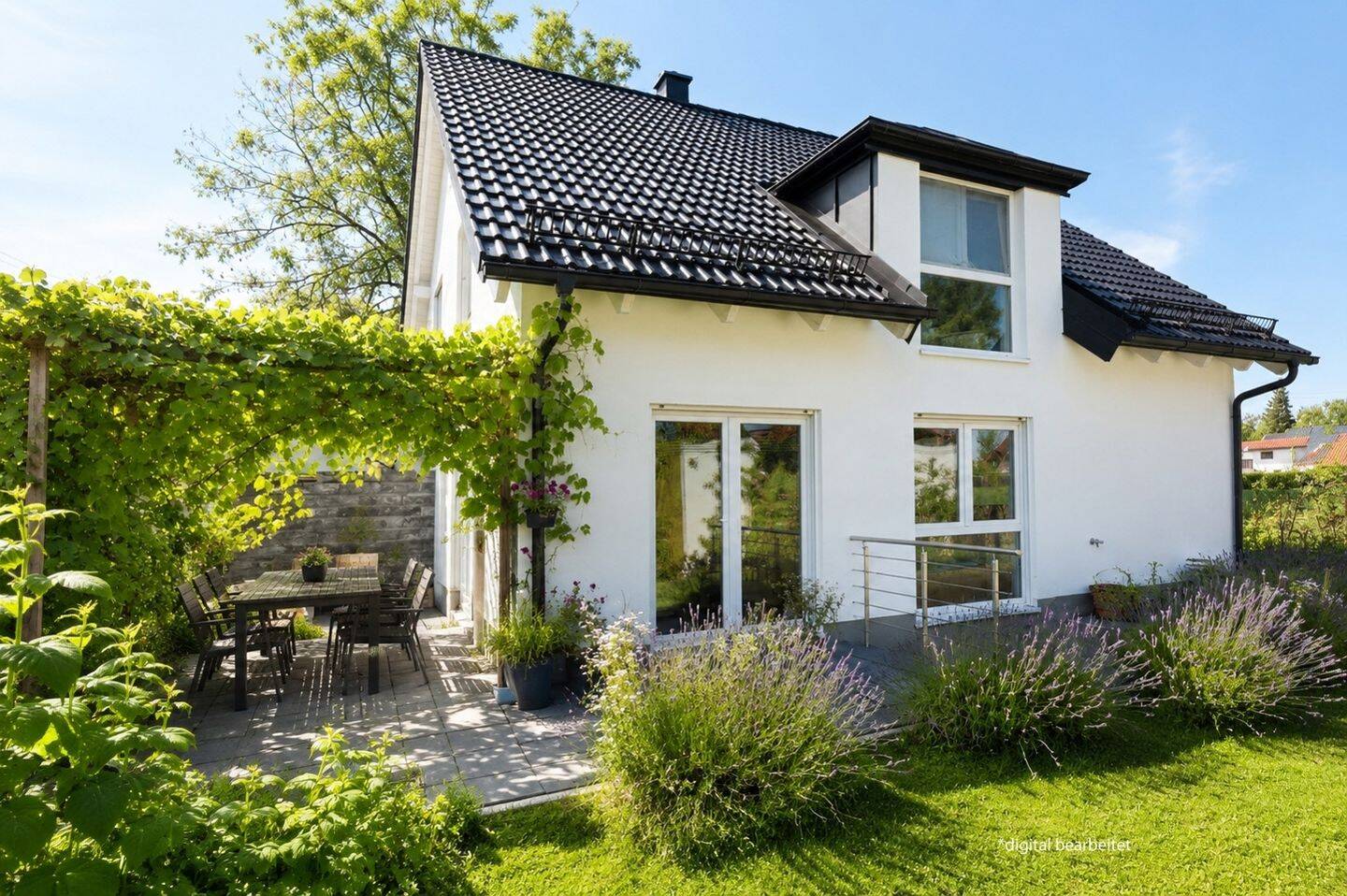 AIGNER – Energieeffiziente Doppelhaushälfte mit idyllischem Garten – Erbpacht, 80995 München (Allach-Untermenzing Feldmoching-Hasenbergl Moosach)