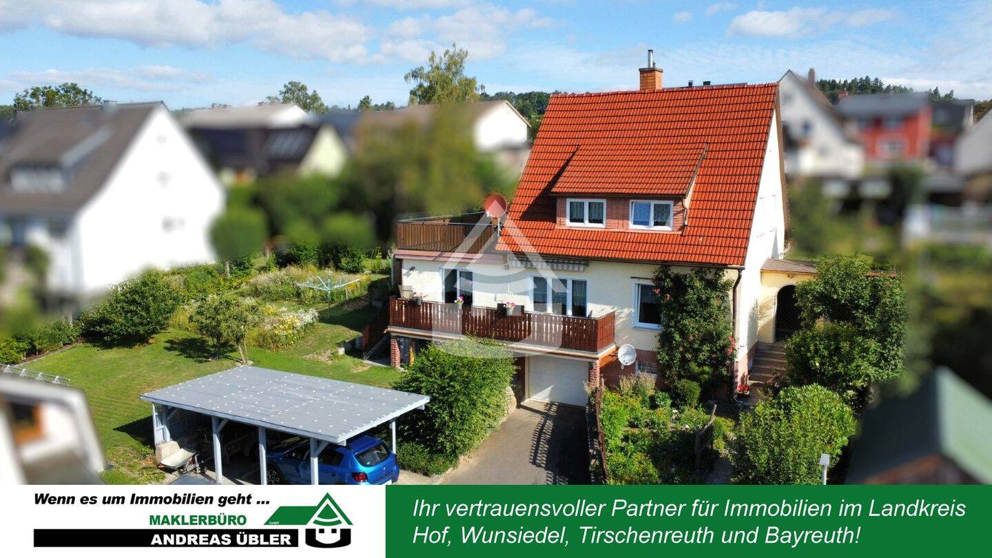 Einfamilienhaus mit Balkon, Dachterrasse und Garage im Haus, 95632 Wunsiedel