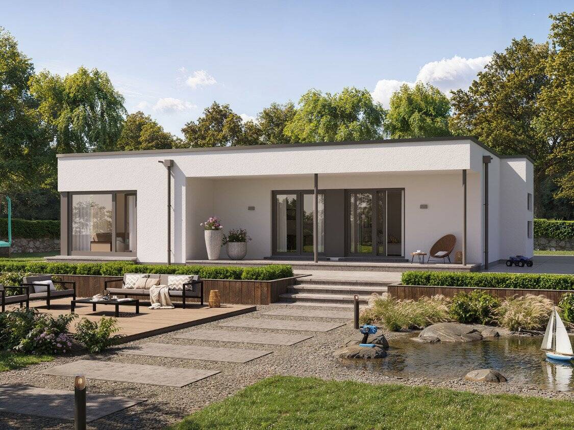 LivingHaus Bungalow – Bauhausstil trifft individuelle Traumplanung, 14947 Nuthe-Urstromtal
