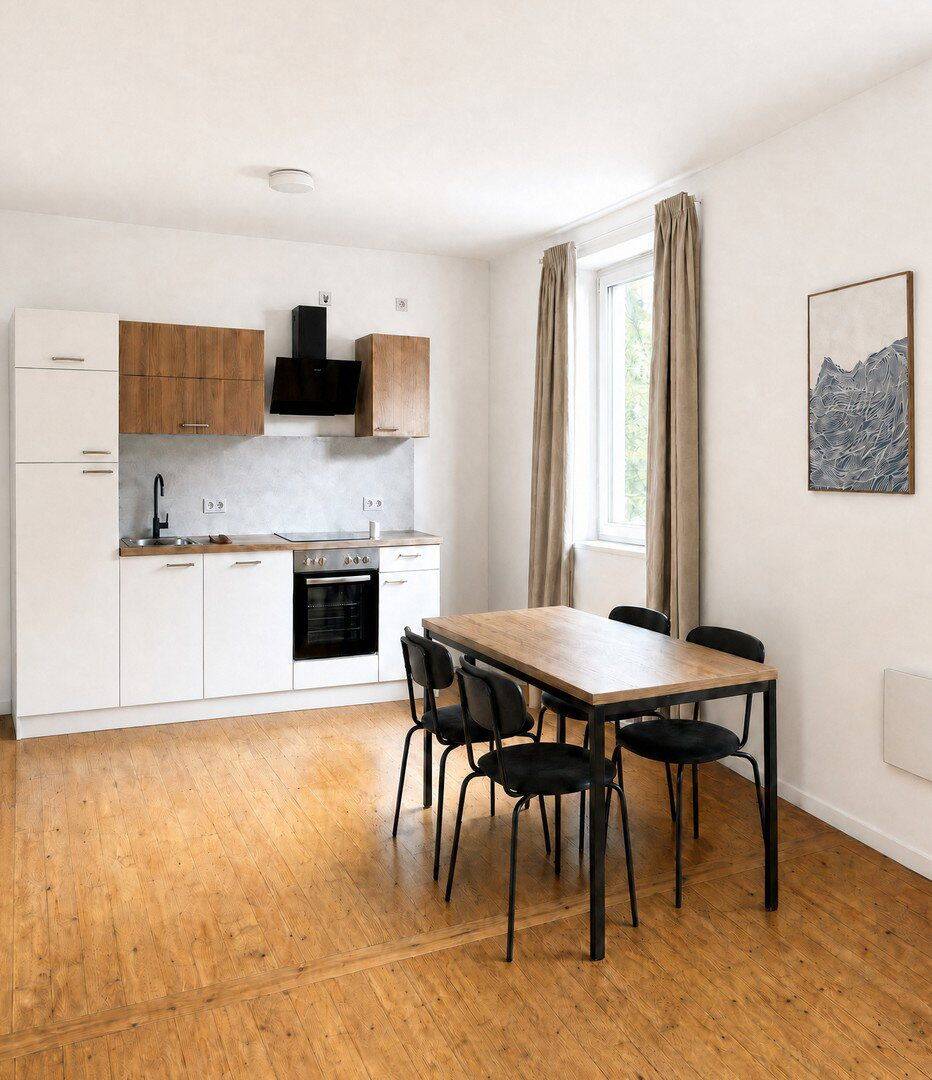Stilvoll möblierte 2-Zimmer-Wohnung in Nürnberg – frisch saniert, sofort verfügbar, 90409 Nürnberg (Großreuth h. d. Veste Gärten h. d. Veste Maxfeld Schoppershof)