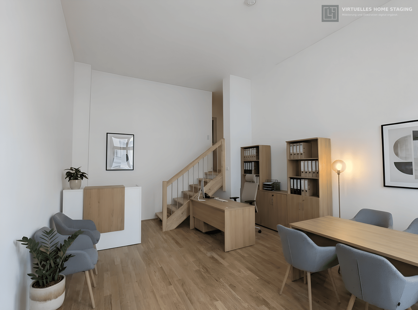 Moderne 3-Zimmer-Wohnung oder ihre Möglichkeit für ein Geschäft im Zentrum von Borna