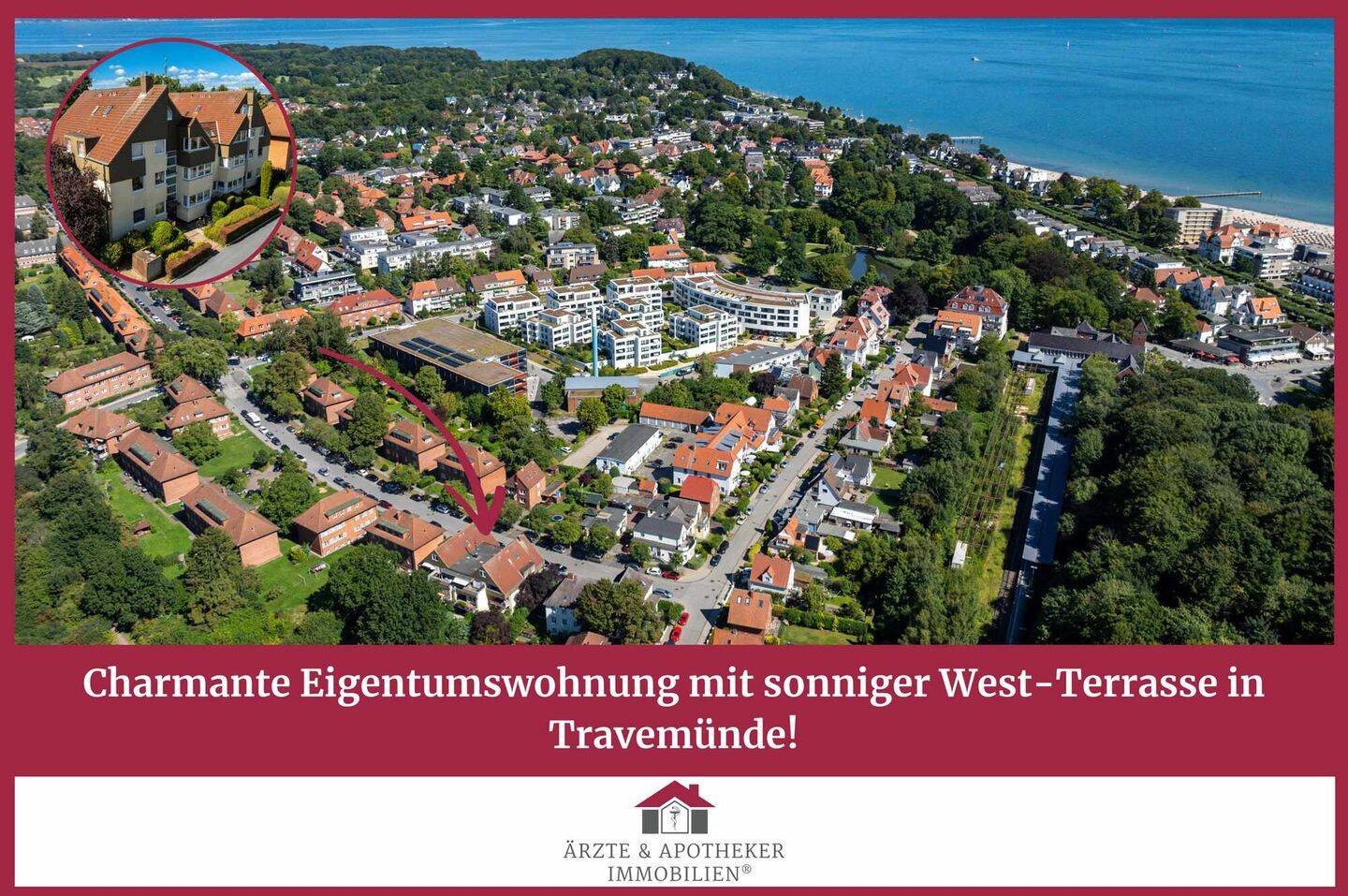 Charmante Eigentumswohnung mit sonniger West-Terrasse in Travemünde!, 23570 Lübeck (Travemünde)