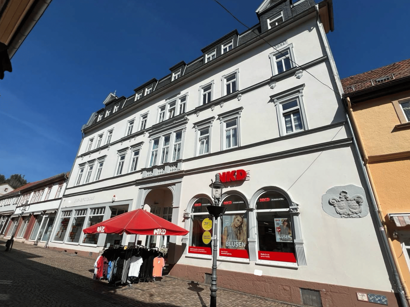 50 qm – 2-Zimmer-Wohnung in zentraler Innenstadtlage von Friedrichroda – PKW-Stellplatz möglich, 99894 Friedrichroda