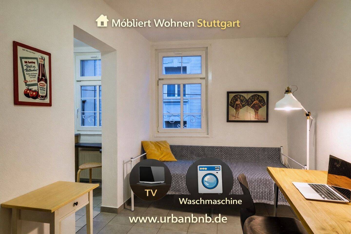 Apartment Zentrum Stuttgart Wohnen auf Zeit ab 1 Monat, 70182 Stuttgart (Mitte)