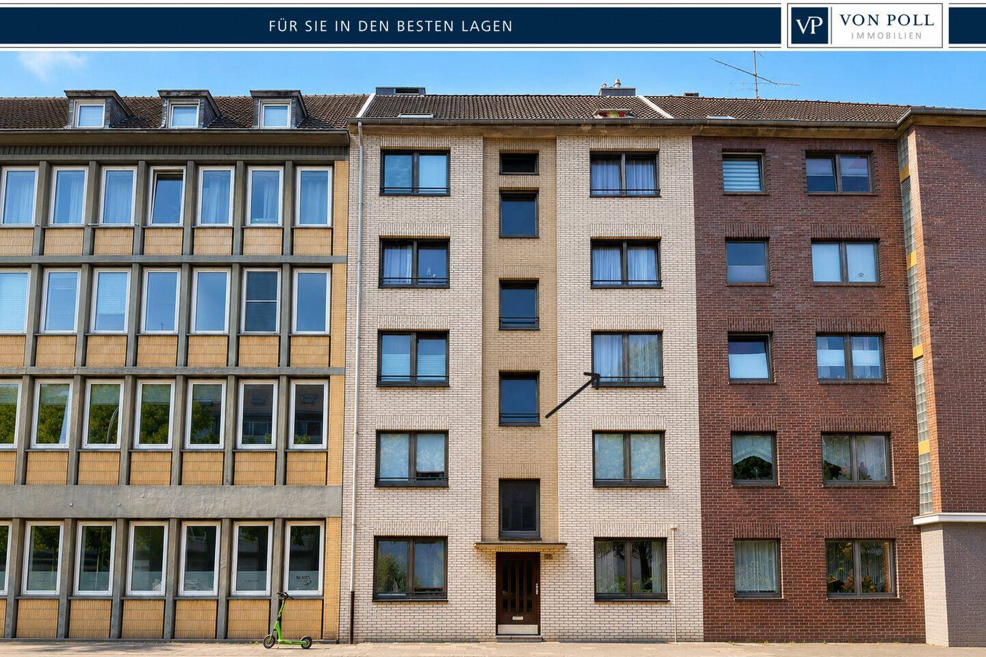 Gepflegte 2 Zimmer ETW mit EEK C im 2. OG rechts in Duisburg Neudorf, 47057 Duisburg (Dellviertel Hochfeld Neudorf-Nord Neudorf-Süd)