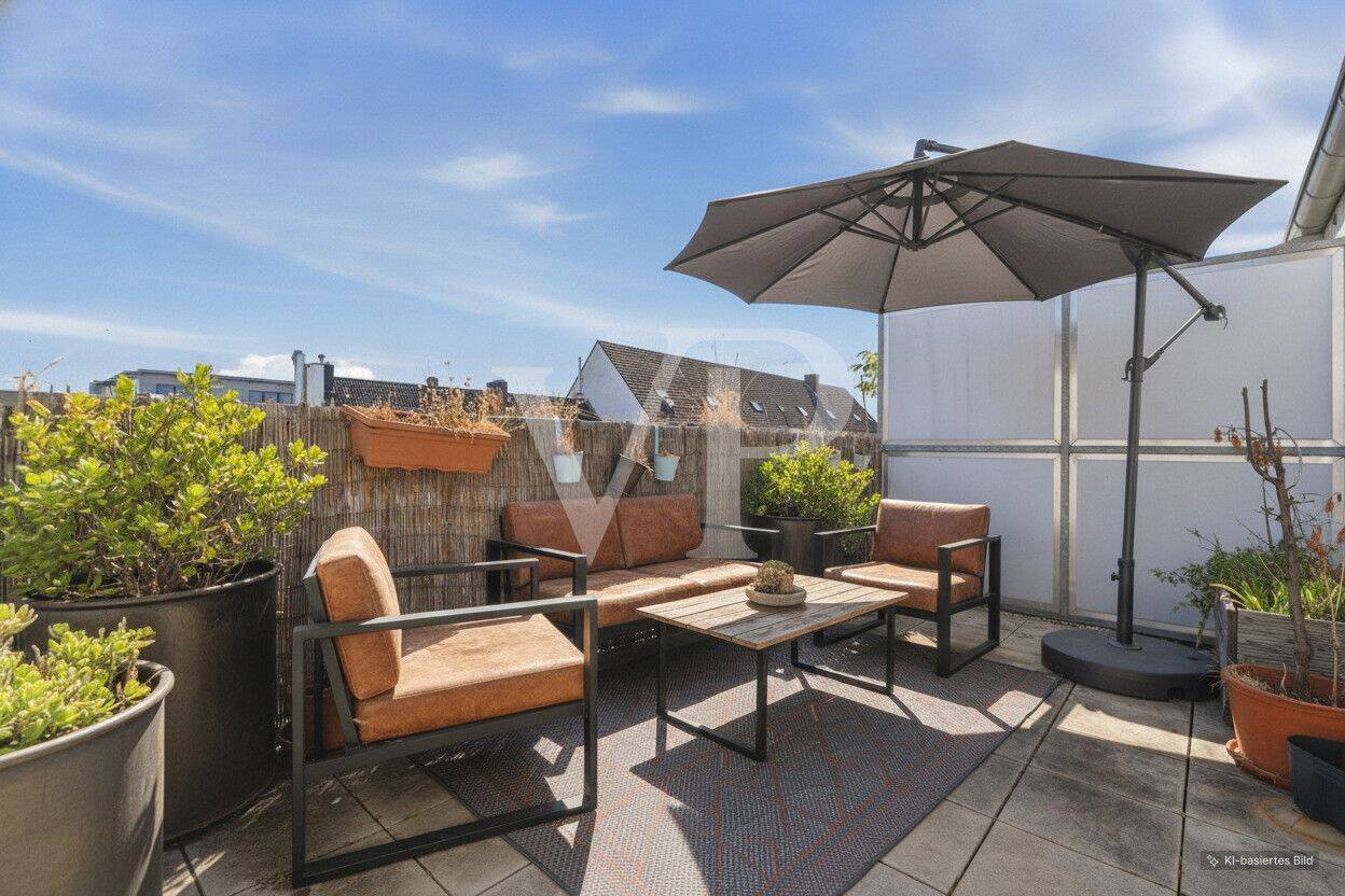 Lichtdurchflutete Maisonettewohnung mit Balkon und Terrasse, 50825 Köln (Ehrenfeld Bickendorf Neuehrenfeld Ossendorf)