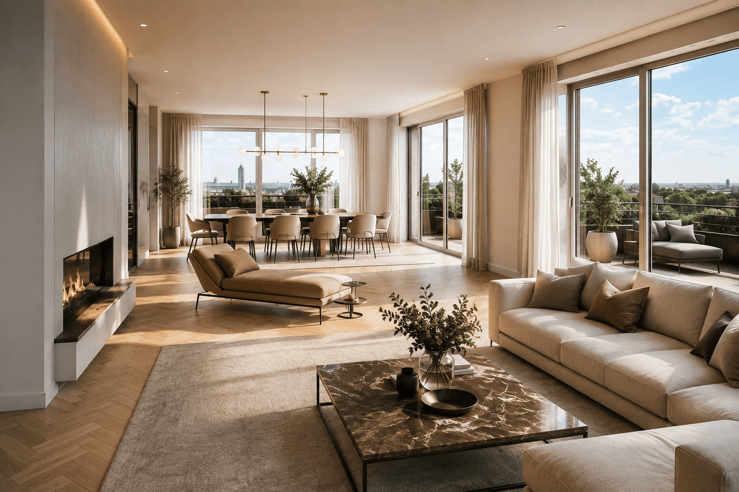 Die besondere Alternative zum Einfamilienhaus – exklusives Penthouse in Spandau – 13589 Berlin – Bild 1 von 1
