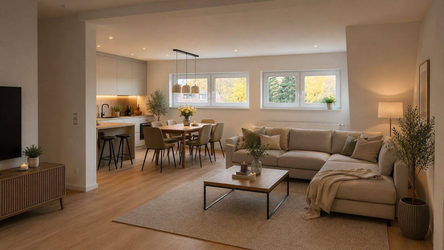 Lichtdurchflutete Dachgeschosswohnung kernsaniert, 45899 Gelsenkirchen (Beckhausen Heßler Horst)