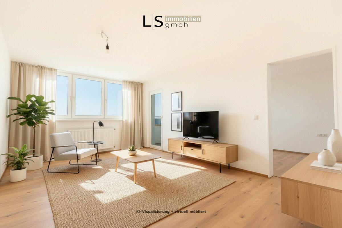 *Saniert* Attraktive 2-Zimmer-Wohnung mit Süd-Balkon & Aussicht über Korber Höhe + KFZ-Stellplatz!, 71334 Waiblingen