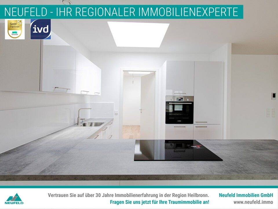 Einzigartige 2-Zimmer Wohnung mit schöner Loggia zu vermieten!, 74072 Heilbronn (Heilbronn)