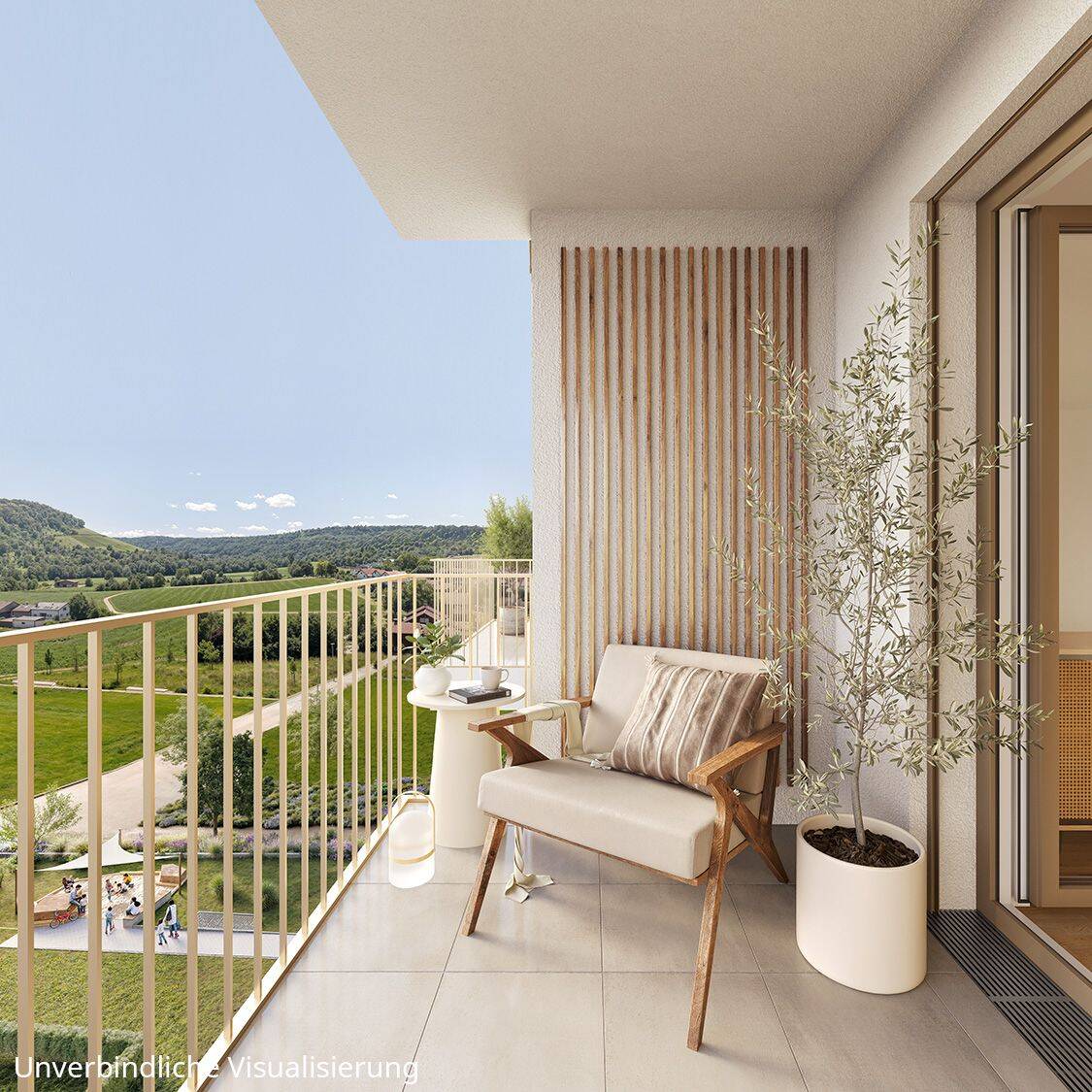 Neubau Erstbezug – hochwertig & kompakt:  2-Zimmer-Wohnung mit Balkon, 71364 Winnenden
