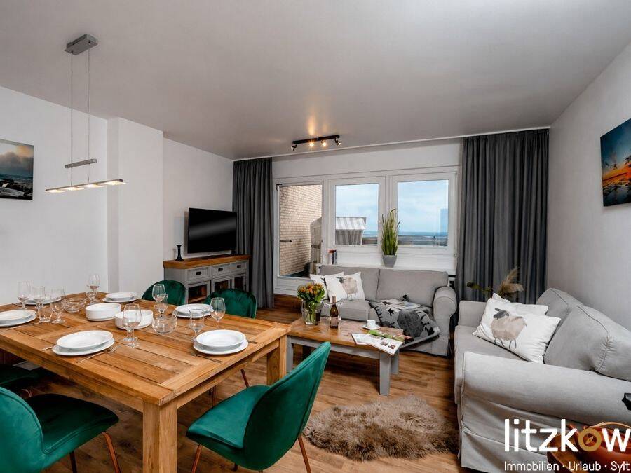 Geräumiges Penthouse mit herrlichem Meerblick und Dachterrasse !, 25980 Sylt
