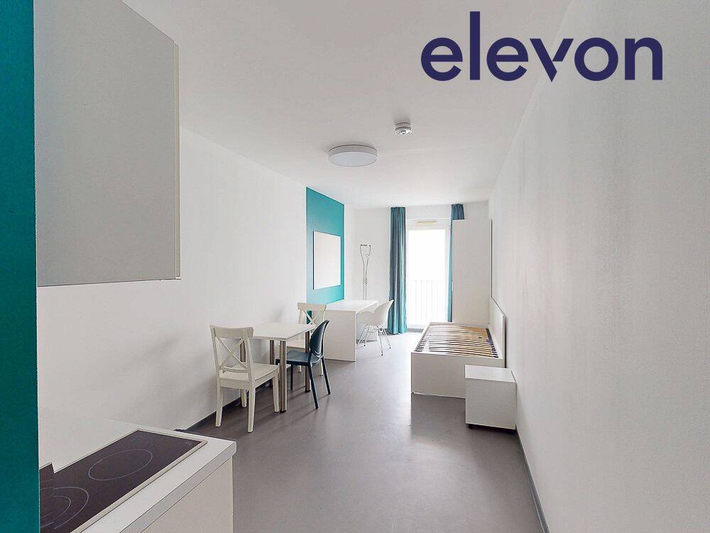 Für Studenten – Möbliertes 1-Zimmer-Apartment mit Einbauküche und kleiner Terrasse, 60486 Frankfurt am Main (Bockenheim Gallus Rödelheim Westend-Süd)