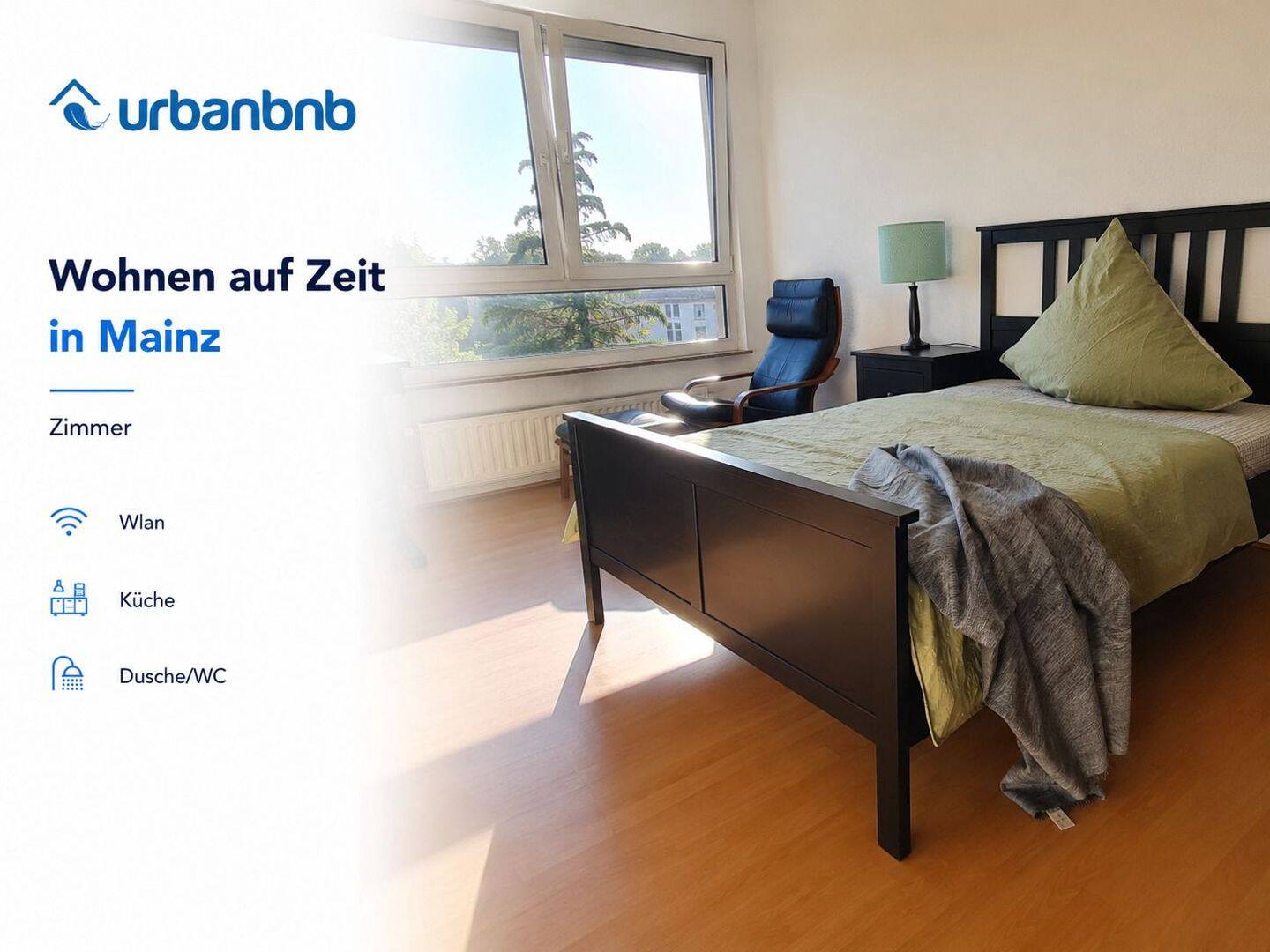 Möbliertes Zimmer Mainz – Wohnen auf Zeit ab 1 Monat, 55122 Mainz (Gonsenheim Hartenberg/Münchfeld Neustadt)