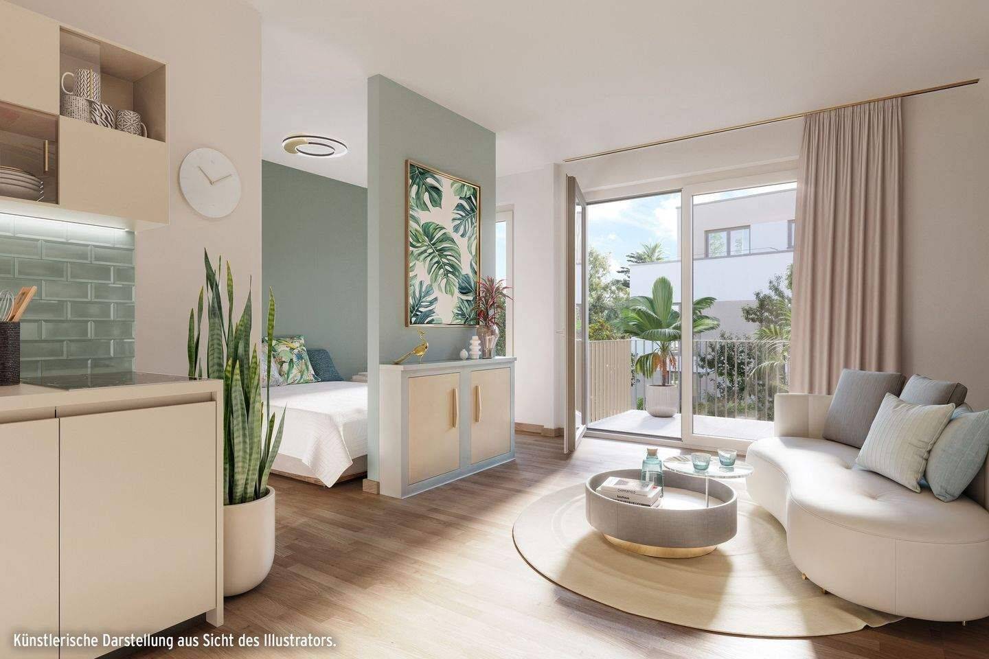 2-Zimmer-Wohnung mit großer Dachterrasse, 85716 Unterschleißheim
