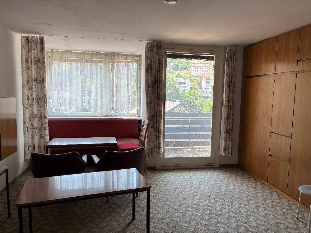 1-Zimmer-Appartement mit Südwest-Balkon und schönem Ausblick – 32 m² im 4. Obergeschoss von St. Blasien, 79837 St. Blasien (Sankt Blasien)