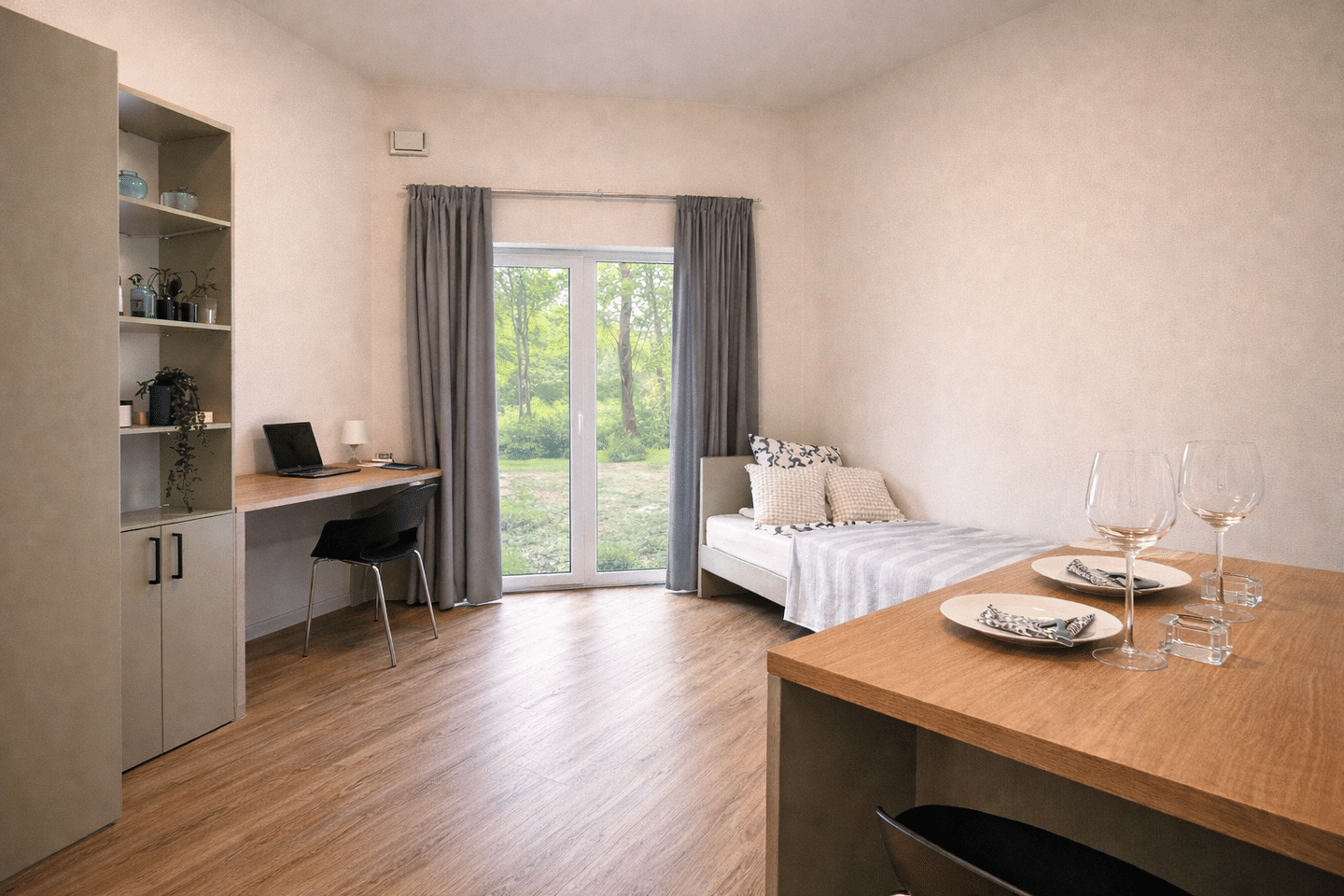 Studentenapartment mit Balkon | NEUERÖFFNUNG WS 2026!, 90441 Nürnberg (Gibitzenhof Sandreuth Schweinau Werderau)