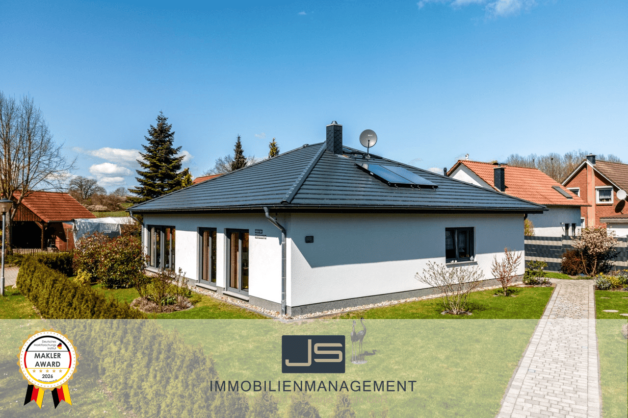 Barrierefreier Walmdachbungalow mit Sauna & Wintergarten nahe Müritz-Nationalpark, 17219 Möllenhagen