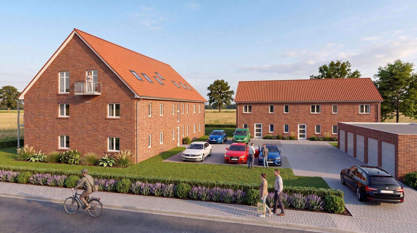 2-Zimmer im Grünen mit Süd-Balkon – Neubau, 31319 Sehnde