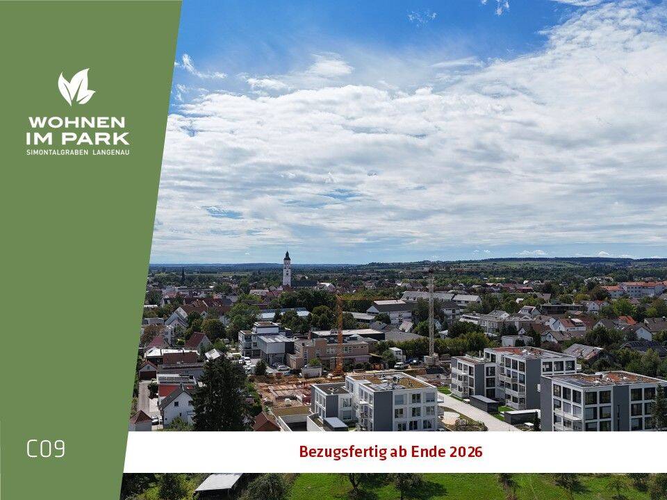 3-ZIMMER ETW IM 1. OG MIT BALKON – „WOHNEN IM PARK“ IN LANGENAU – C09, 89129 Langenau