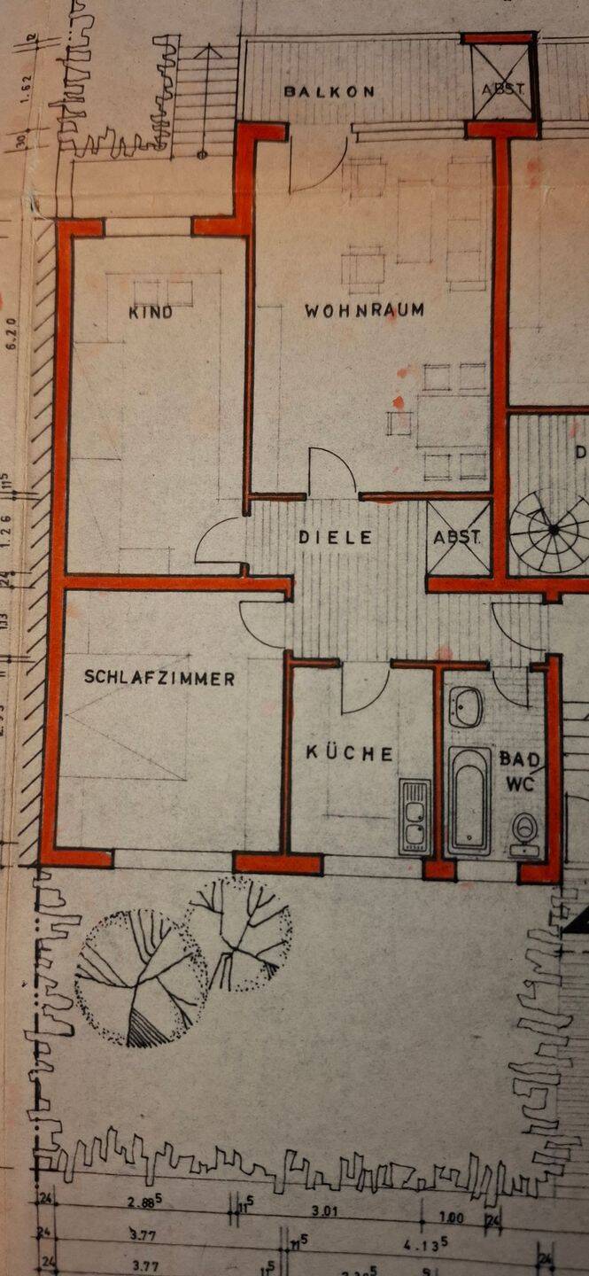 Grundrenovierte Wohnung in Köln-Longerich, 50739 Köln, 50739 Köln (Nippes Bilderstöckchen Longerich Mauenheim Weidenpesch)